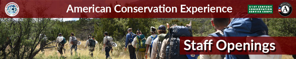 Job Listings - American Conservation Experience - Staff Jobs